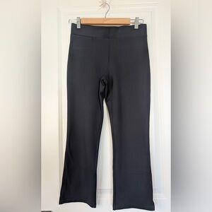 Quince Ultra Stretch Ponte Kick Flare Pants Navy Size Small